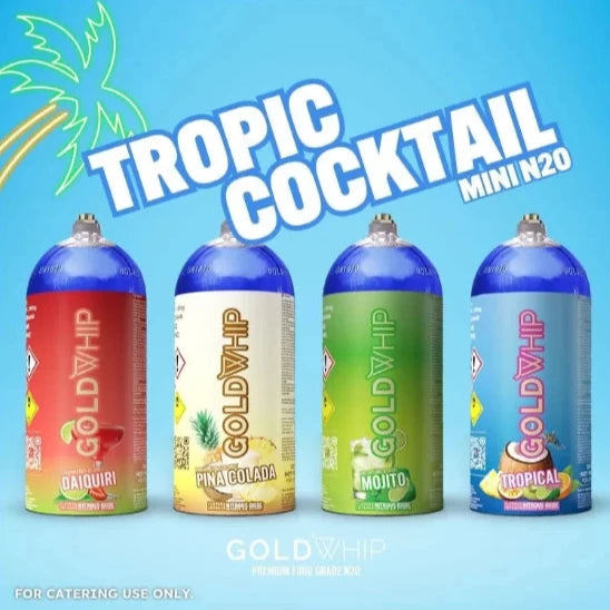 GoldWhip Mini 200g Cocktail Flavoured N2O Cylinders